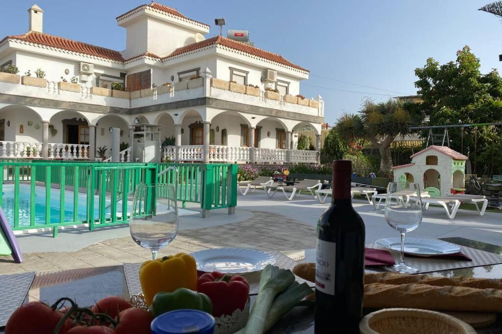 2 Apartments With Private Pool At Villa Diaz Aleman Salobre  Eksteriør bilde