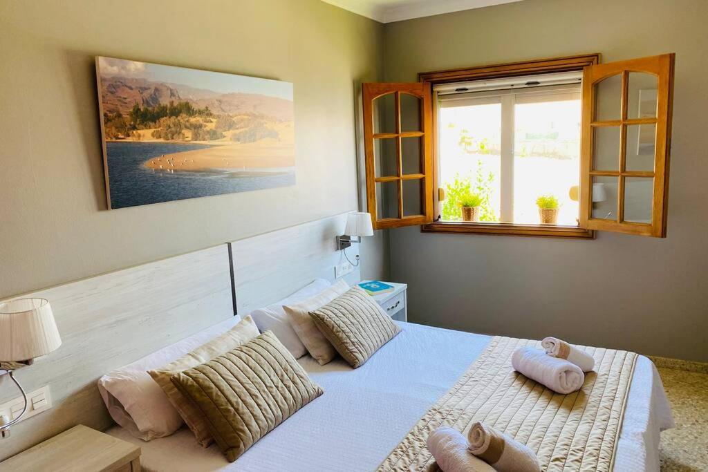 2 Apartments With Private Pool At Villa Diaz Aleman Salobre  Eksteriør bilde