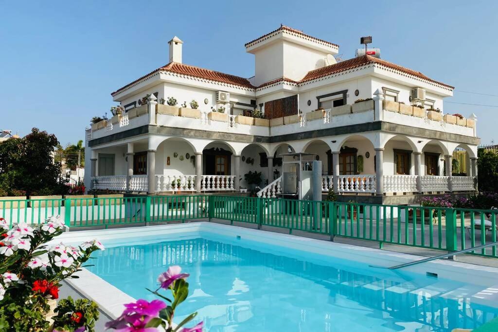 2 Apartments With Private Pool At Villa Diaz Aleman Salobre  Eksteriør bilde